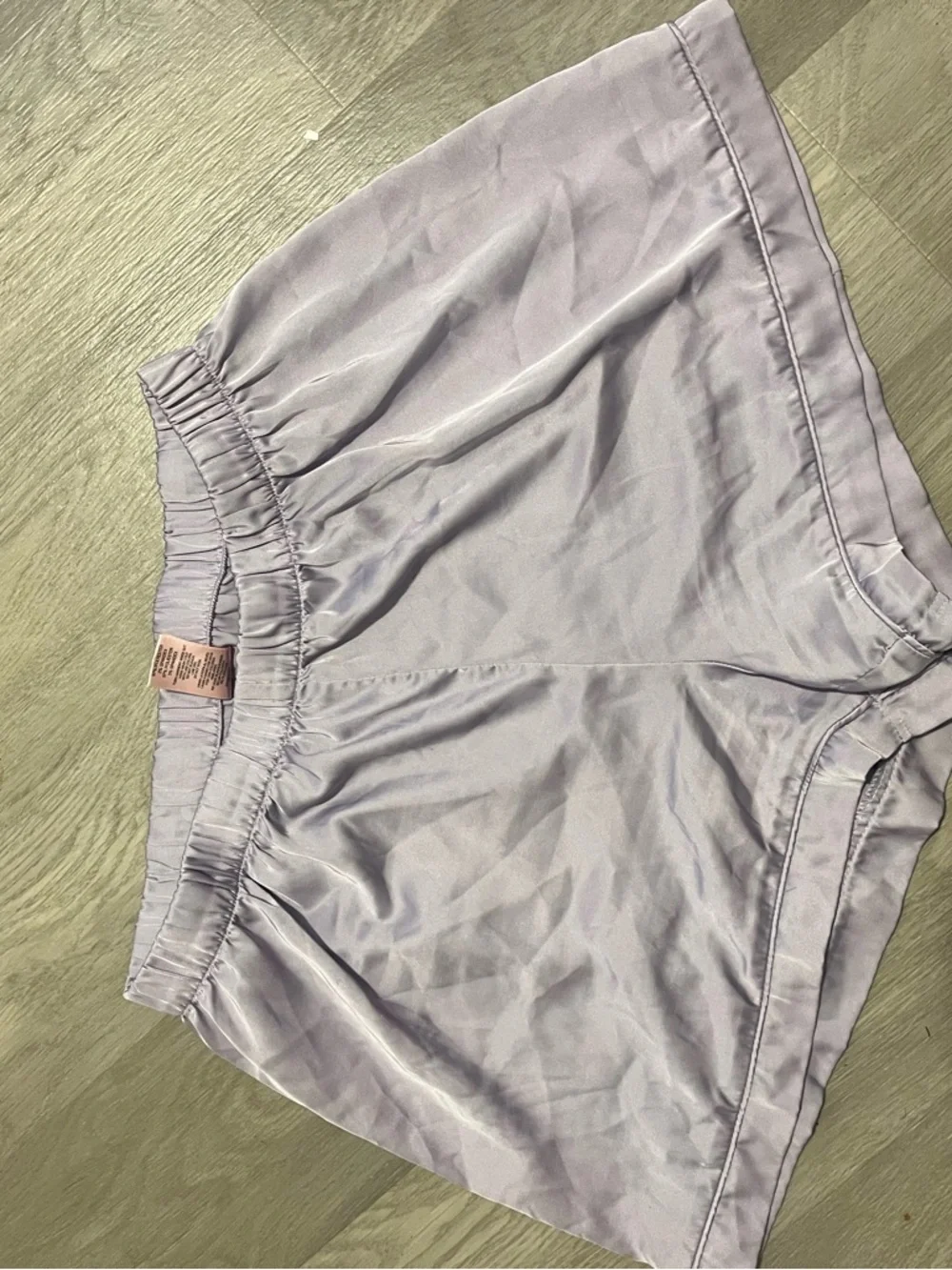Juicy Couture Silver Satin Short Pajama Set‎